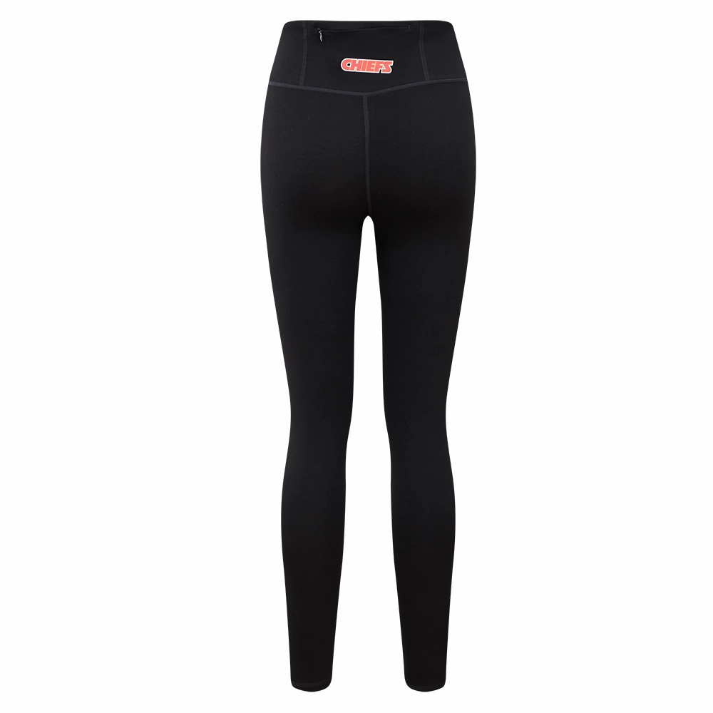 NFL KANSAS CITY CHIEFS CLASSIC WOMEN'S JERSEY LEGGING (BLACK)