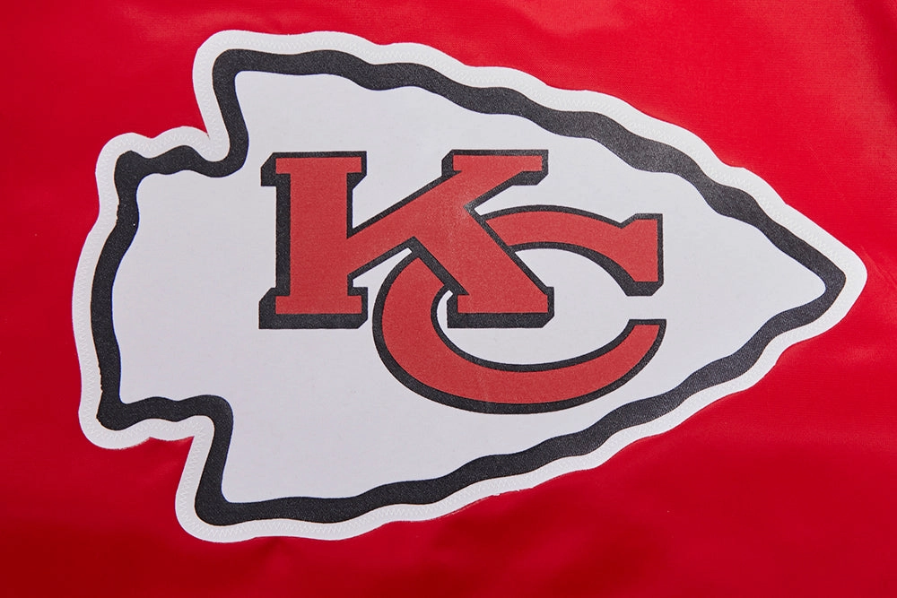 NFL KANSAS CITY CHIEFS CLASSIC WOMEN'S SATIN JACKET (RED)