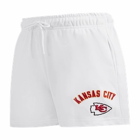 NFL KANSAS CITY CHIEFS CLASSIC WOMEN'S SHORT (WHITE)