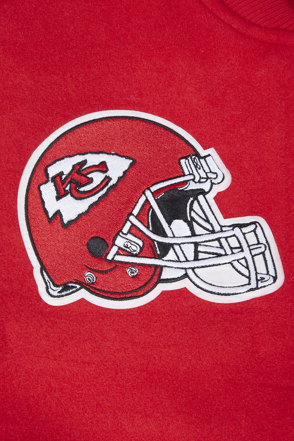 NFL KANSAS CITY CHIEFS CLASSIC WOMEN'S WOOL VARSITY JACKET (RED/WHITE)