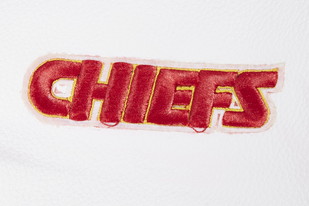 NFL KANSAS CITY CHIEFS CLASSIC WOMEN'S WOOL VARSITY JACKET (RED/WHITE)