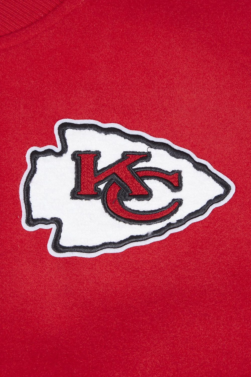 NFL KANSAS CITY CHIEFS CLASSIC WOMEN'S WOOL VARSITY JACKET (RED/WHITE)