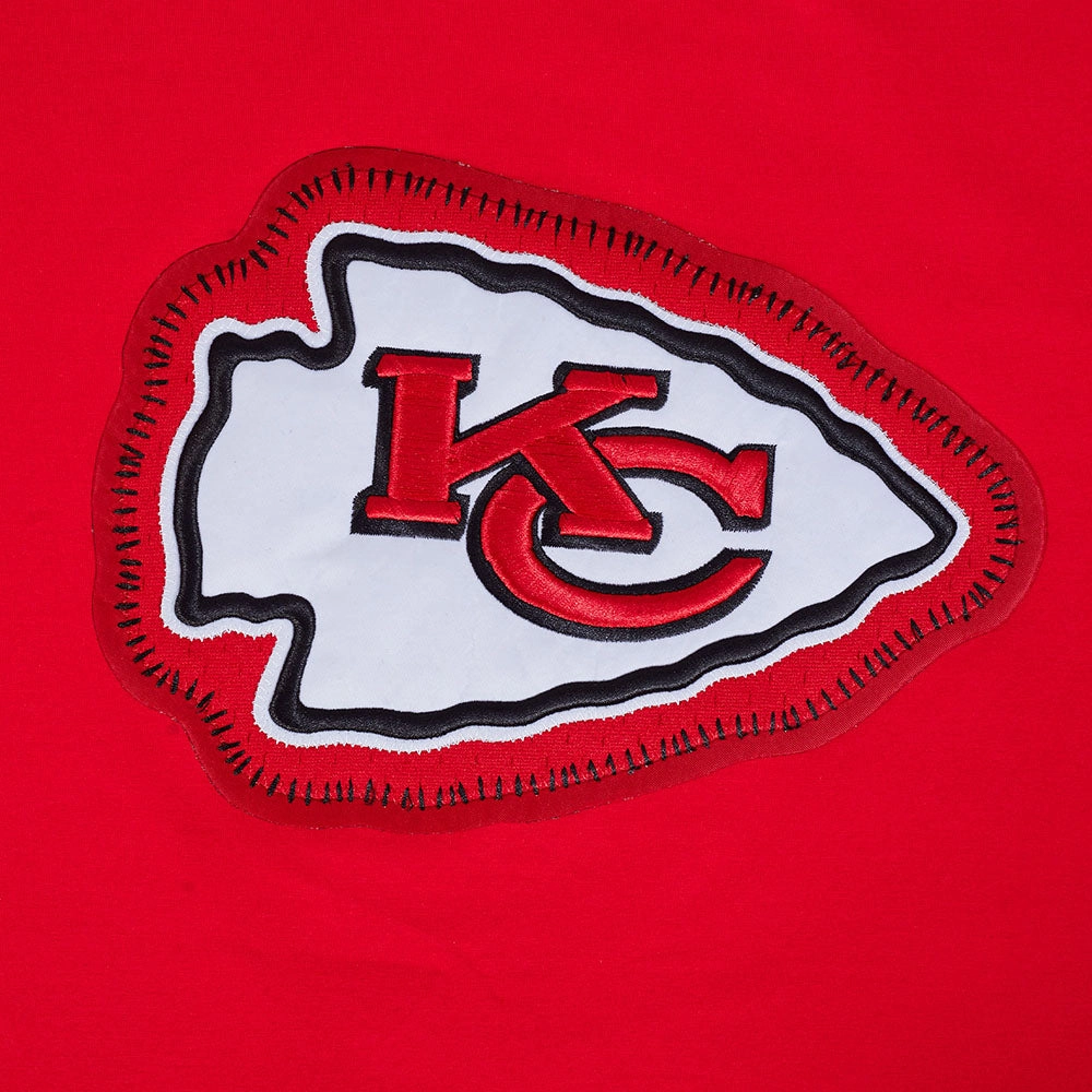 NFL KANSAS CITY CHIEFS DIY PICK STITCH MEN'S SINGLE JERSEY TEE (RED)
