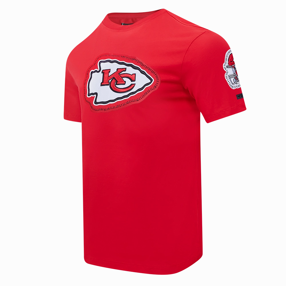 NFL KANSAS CITY CHIEFS DIY PICK STITCH MEN'S SINGLE JERSEY TEE (RED)