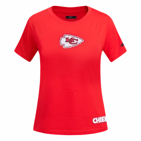 NFL KANSAS CITY CHIEFS GAME DAY CLASSICS WOMEN'S SJ BABY DOLL TEE (RED)