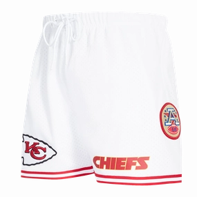 NFL KANSAS CITY CHIEFS MEN'S MESH SHORT (WHITE/RED)