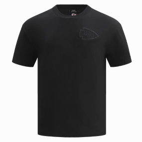 NFL KANSAS CITY CHIEFS NEUTRAL DROP SHOULDER MEN'S TEE (BLACK)