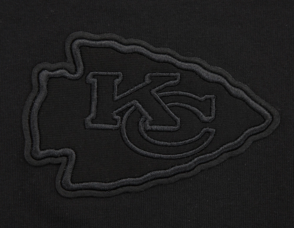 NFL KANSAS CITY CHIEFS NEUTRAL DROP SHOULDER MEN'S TEE (BLACK)