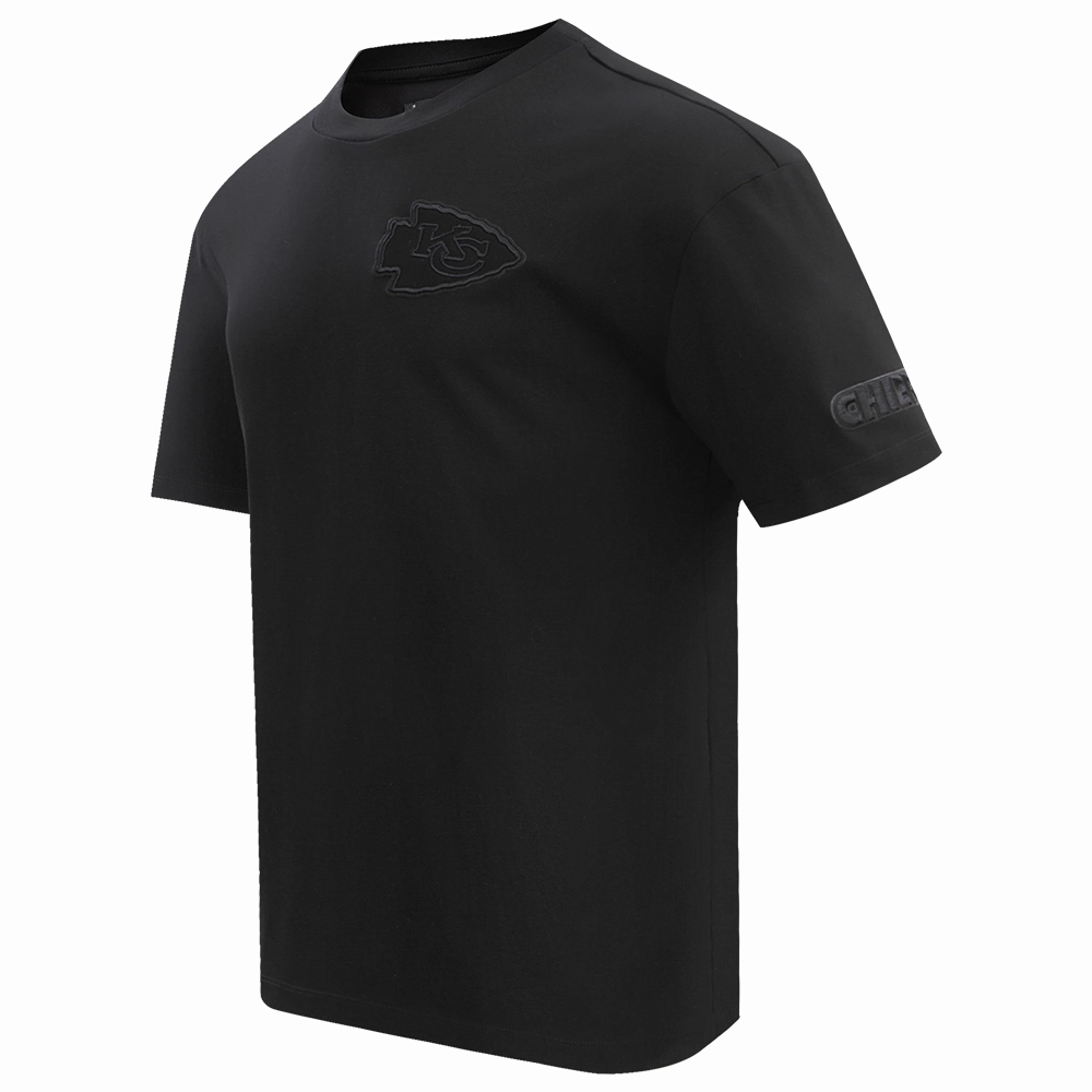 NFL KANSAS CITY CHIEFS NEUTRAL DROP SHOULDER MEN'S TEE (BLACK)