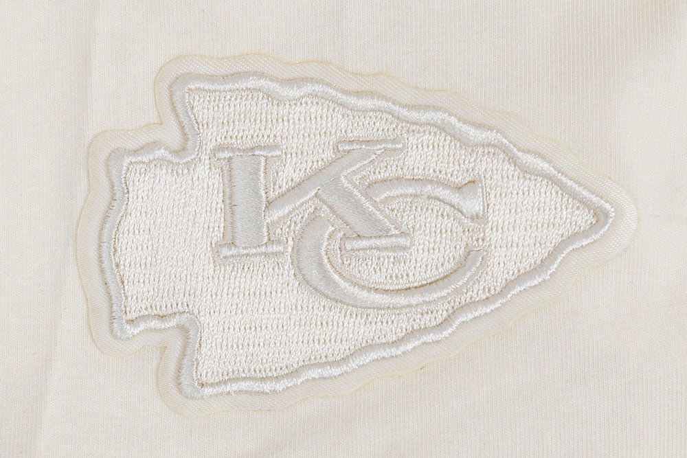 NFL KANSAS CITY CHIEFS NEUTRAL WOMEN'S BOXY TEE (EGGSHELL)