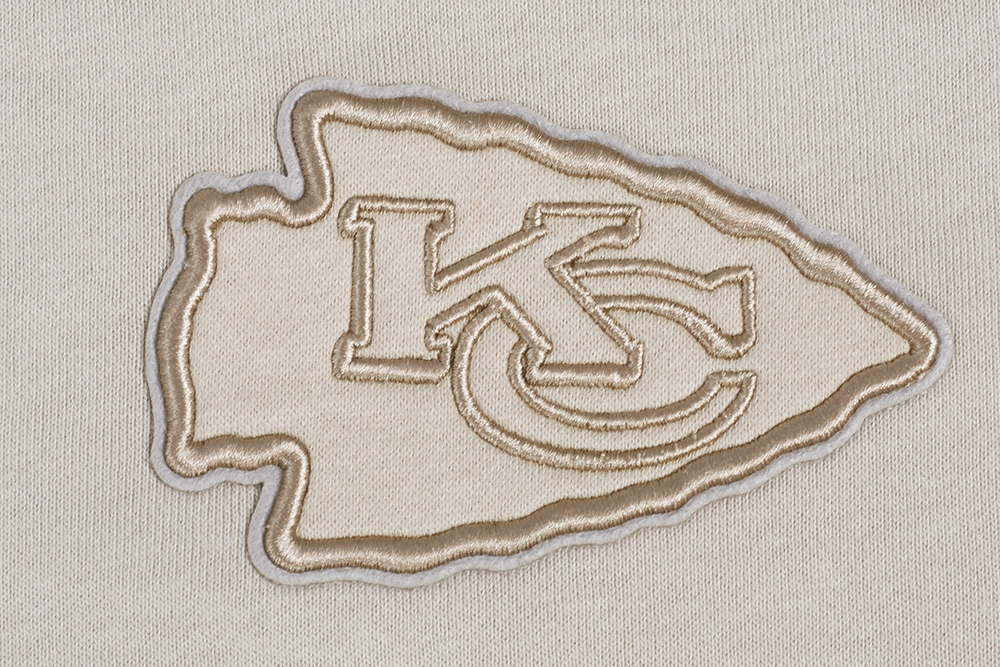 NFL KANSAS CITY CHIEFS NEUTRAL WOMEN'S CREWNECK (TAUPE)