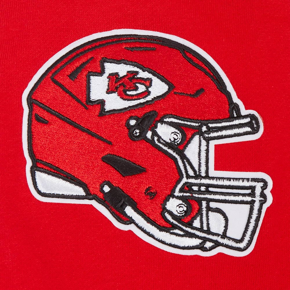 NFL KANSAS CITY CHIEFS OLD ENGLISH MEN'S CREWNECK (RED)