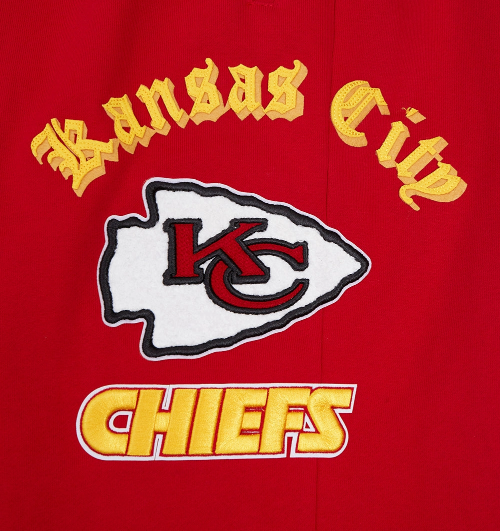 NFL KANSAS CITY CHIEFS OLD ENGLISH MEN'S SWEATPANT (RED)