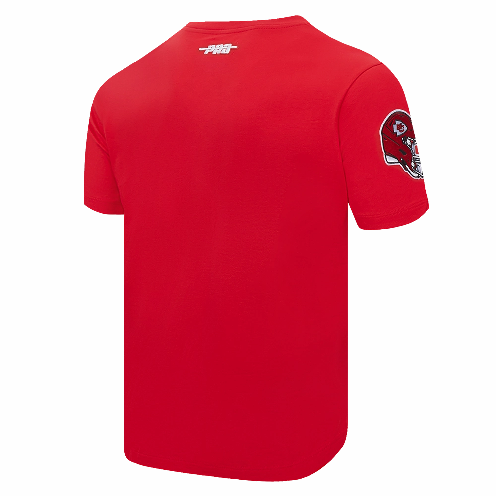 NFL KANSAS CITY CHIEFS OLD ENGLISH MEN'S TEE (RED)