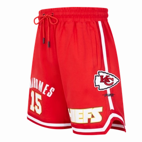 NFL KANSAS CITY CHIEFS PATRICK MAHOMES #15 MEN'S SHORT (RED)