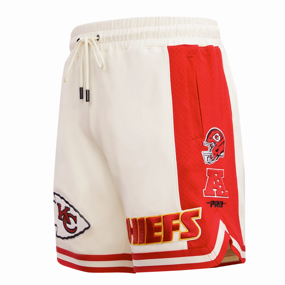 NFL KANSAS CITY CHIEFS RETRO CLASSIC MEN'S 2.0 SHORT (EGGSHELL/ RED)