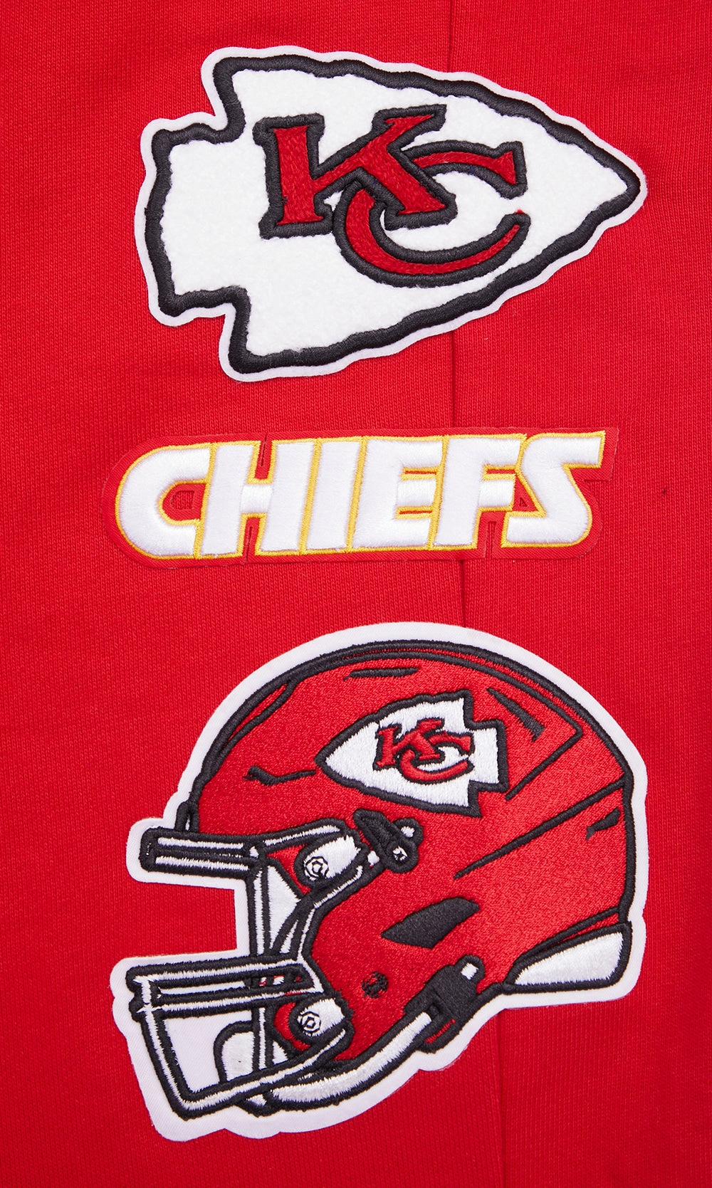 NFL KANSAS CITY CHIEFS RETRO CLASSIC MEN'S RIB SWEATPANT (RED/BLACK)
