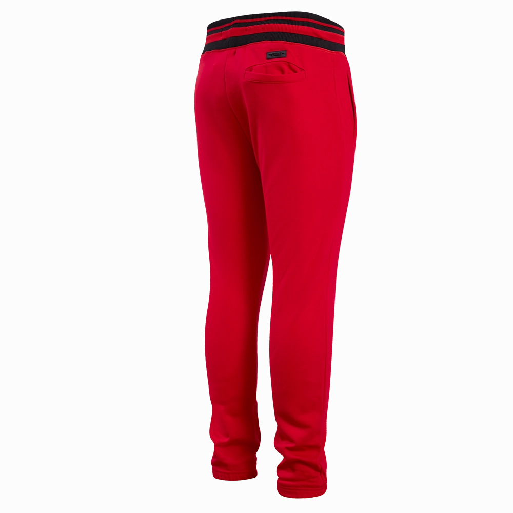 NFL KANSAS CITY CHIEFS RETRO CLASSIC MEN'S RIB SWEATPANT (RED/BLACK)