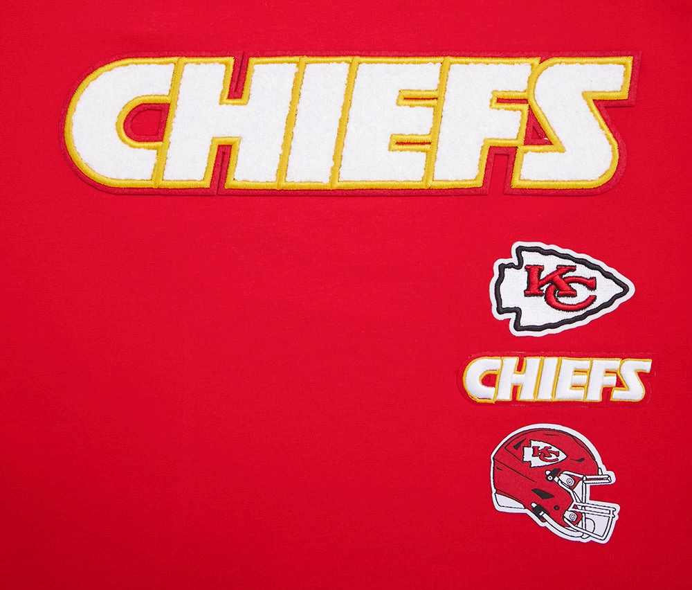 NFL KANSAS CITY CHIEFS RETRO CLASSIC WOMEN'S BOXY TEE (RED)