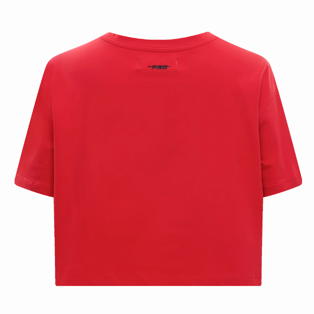 NFL KANSAS CITY CHIEFS RETRO CLASSIC WOMEN'S BOXY TEE (RED)