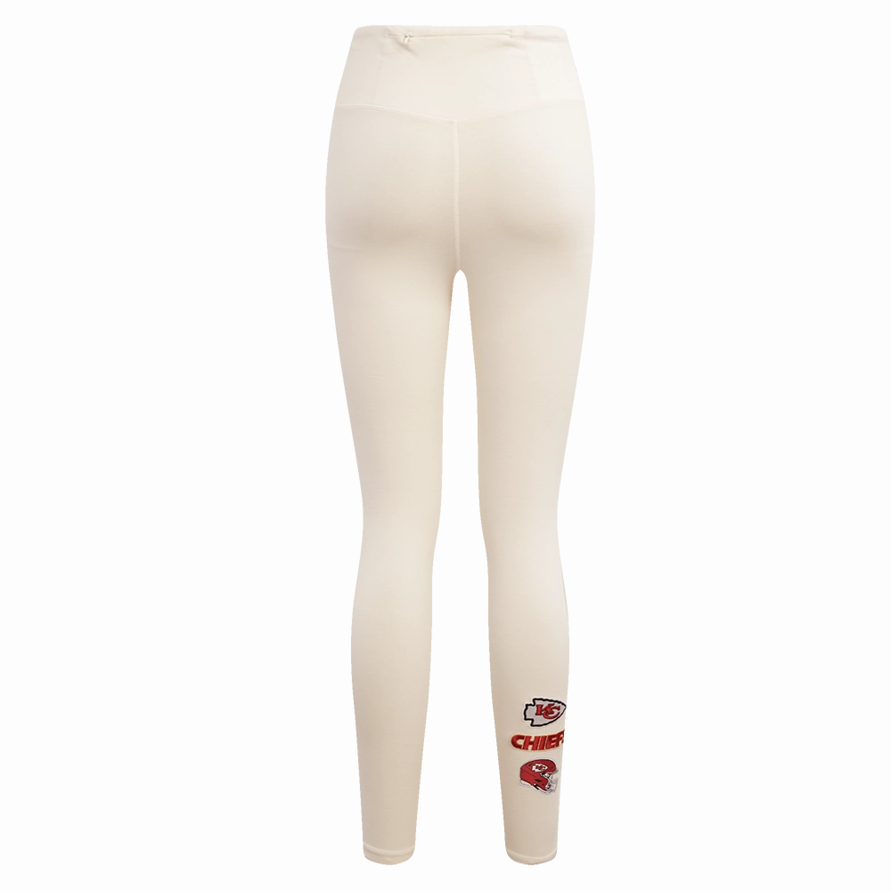 NFL KANSAS CITY CHIEFS RETRO CLASSIC WOMEN'S JERSEY LEGGING (EGGSHELL)