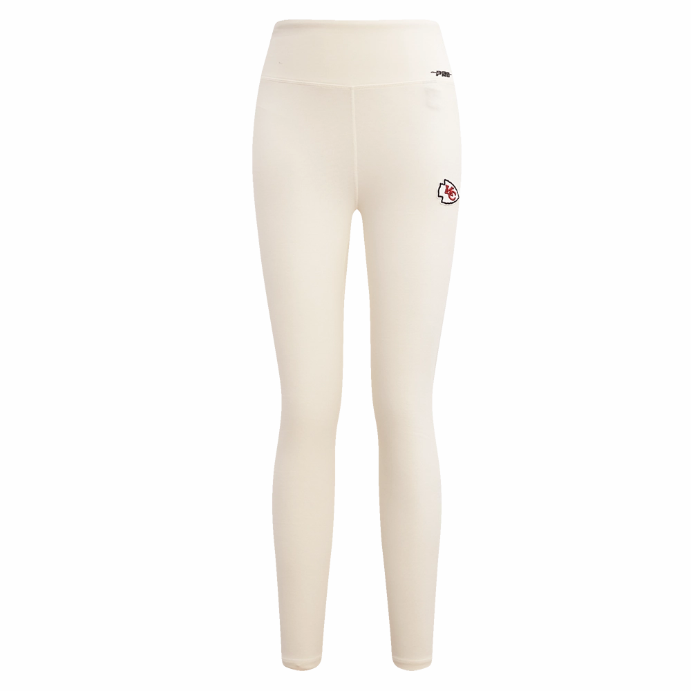 NFL KANSAS CITY CHIEFS RETRO CLASSIC WOMEN'S JERSEY LEGGING (EGGSHELL)