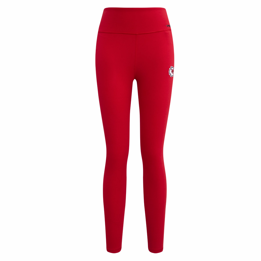 NFL KANSAS CITY CHIEFS RETRO CLASSIC WOMEN'S JERSEY LEGGING (RED)