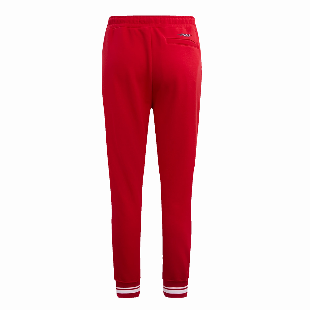 NFL KANSAS CITY CHIEFS RETRO CLASSIC WOMEN'S RIB SWEATPANT (RED)