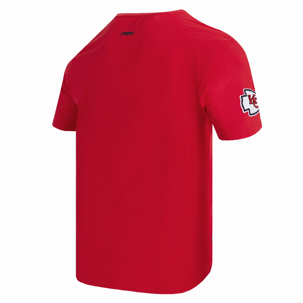 NFL KANSAS CITY CHIEFS SCRIPT TAIL MEN'S   TEE (RED)