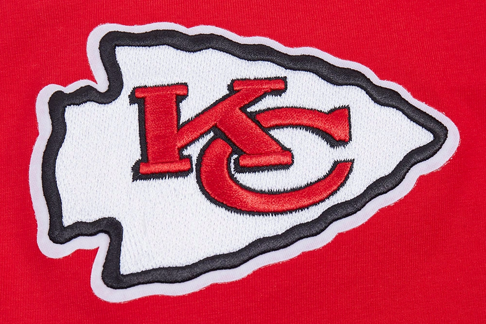 NFL KANSAS CITY CHIEFS SCRIPT TAIL MEN'S   TEE (RED)