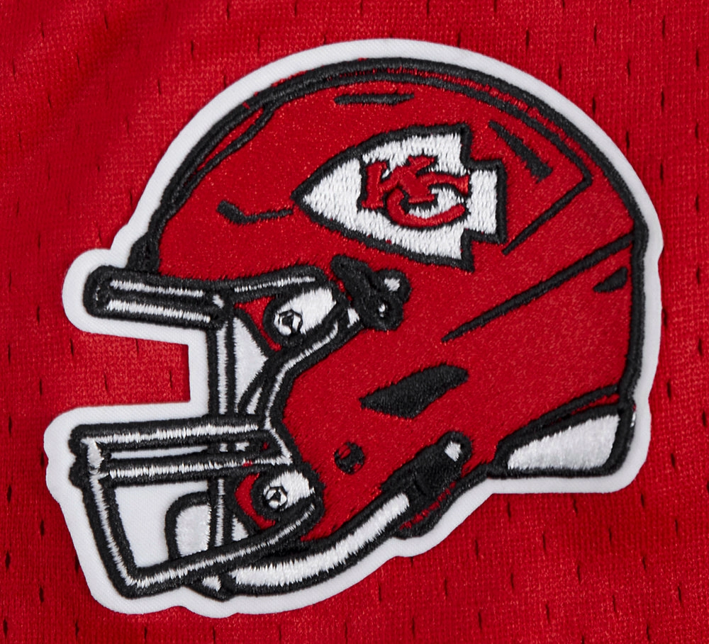 NFL KANSAS CITY CHIEFS SCRIPT TAIL MEN'S DOUBLE KNIT 2.0 SHORT (GRAY/RED)