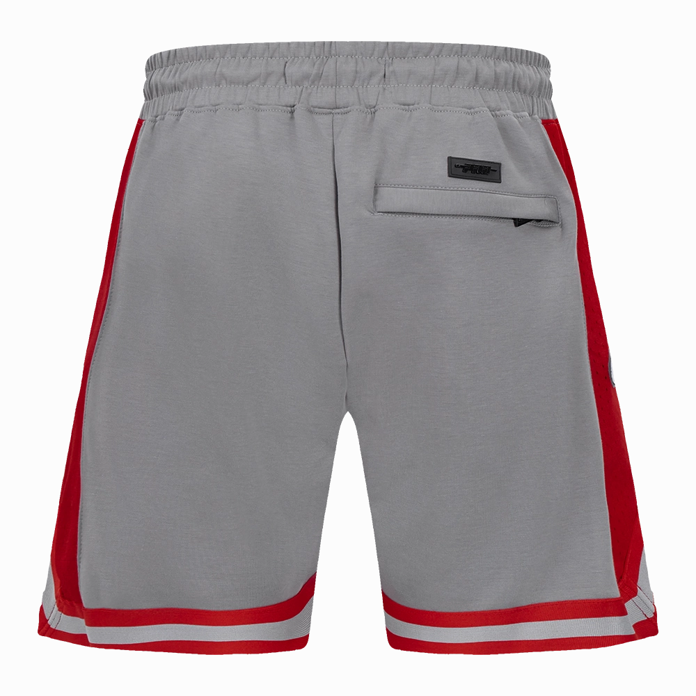 NFL KANSAS CITY CHIEFS SCRIPT TAIL MEN'S DOUBLE KNIT 2.0 SHORT (GRAY/RED)