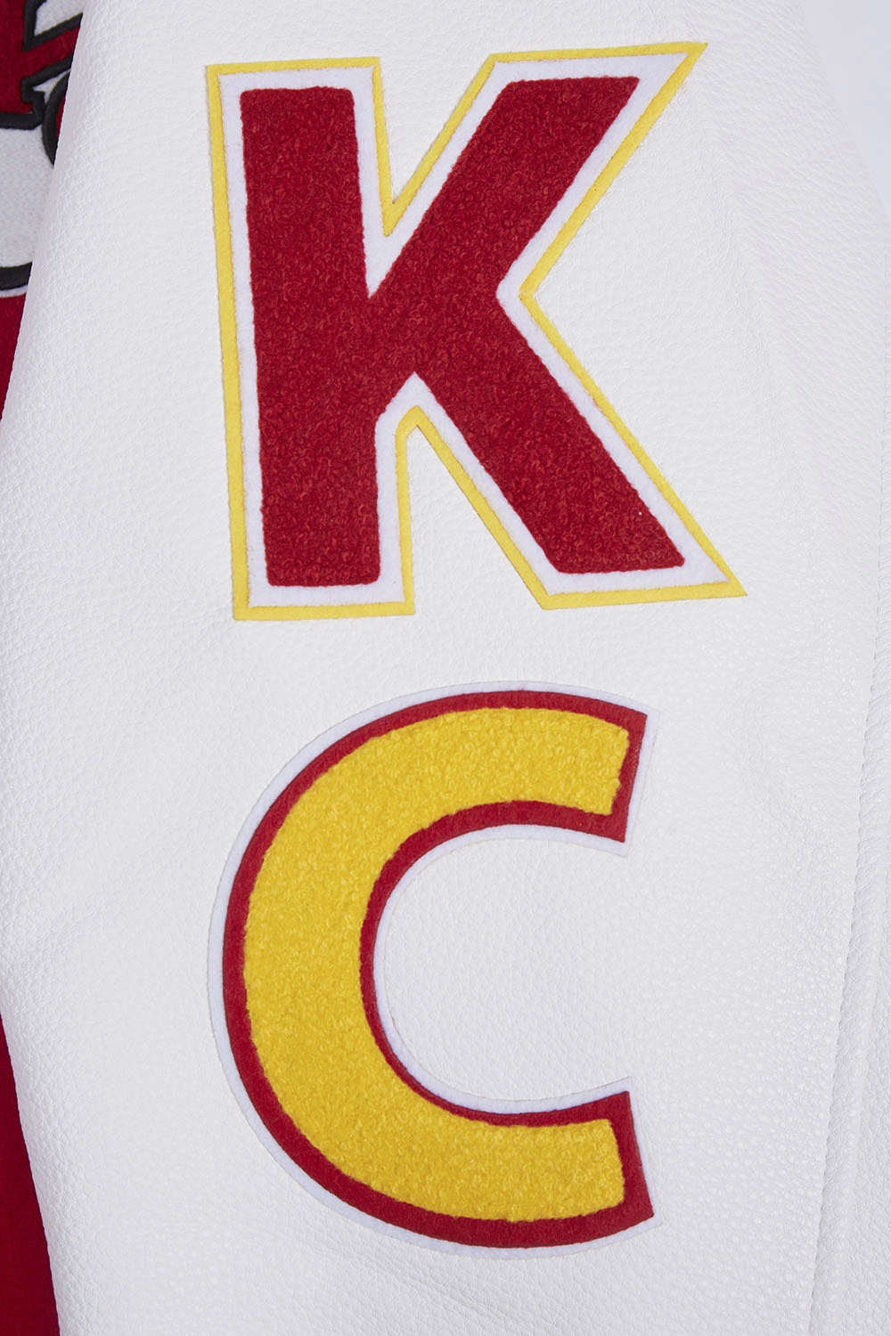 NFL KANSAS CITY CHIEFS SCRIPT TAIL MEN'S RIB WOOL VARSITY (RED/WHITE)