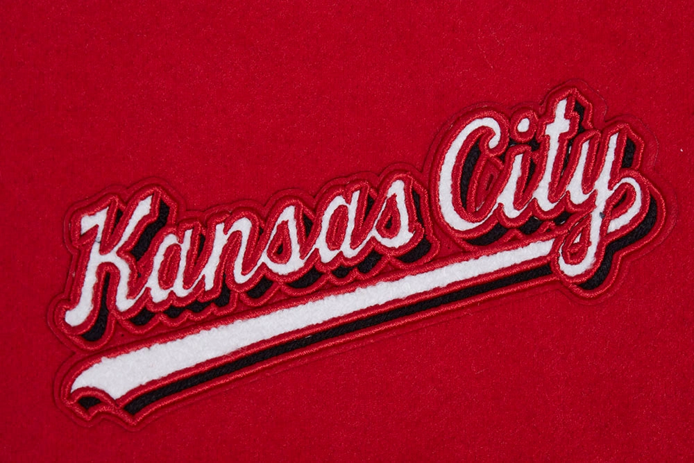 NFL KANSAS CITY CHIEFS SCRIPT TAIL MEN'S RIB WOOL VARSITY (RED/WHITE)