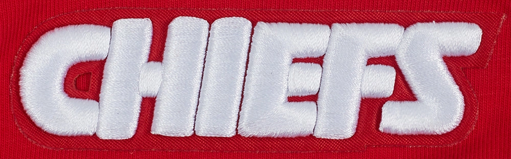 NFL KANSAS CITY CHIEFS SCRIPT TAIL WOMEN'S HIGH WAIST JERSEY LEGGING (RED)
