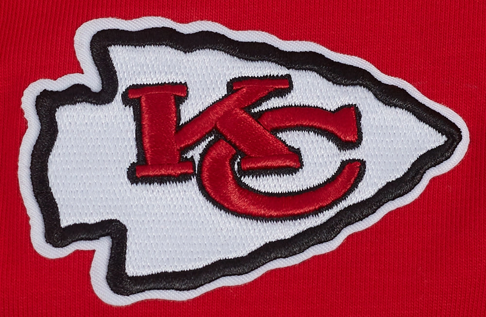 NFL KANSAS CITY CHIEFS SCRIPT TAIL WOMEN'S HIGH WAIST JERSEY LEGGING (RED)