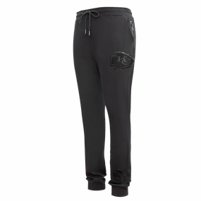 NFL KANSAS CITY CHIEFS TRIPLE BLACK MEN'S JOGGER (TRIPLE BLACK)