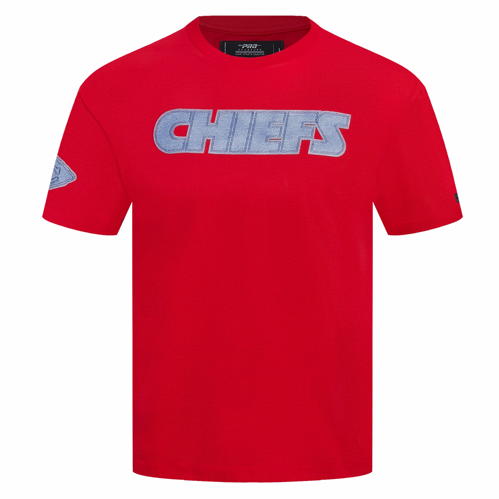 NFL KANSAS CITY CHIEFS VARSITY BLUES MEN'S TEE (RED)