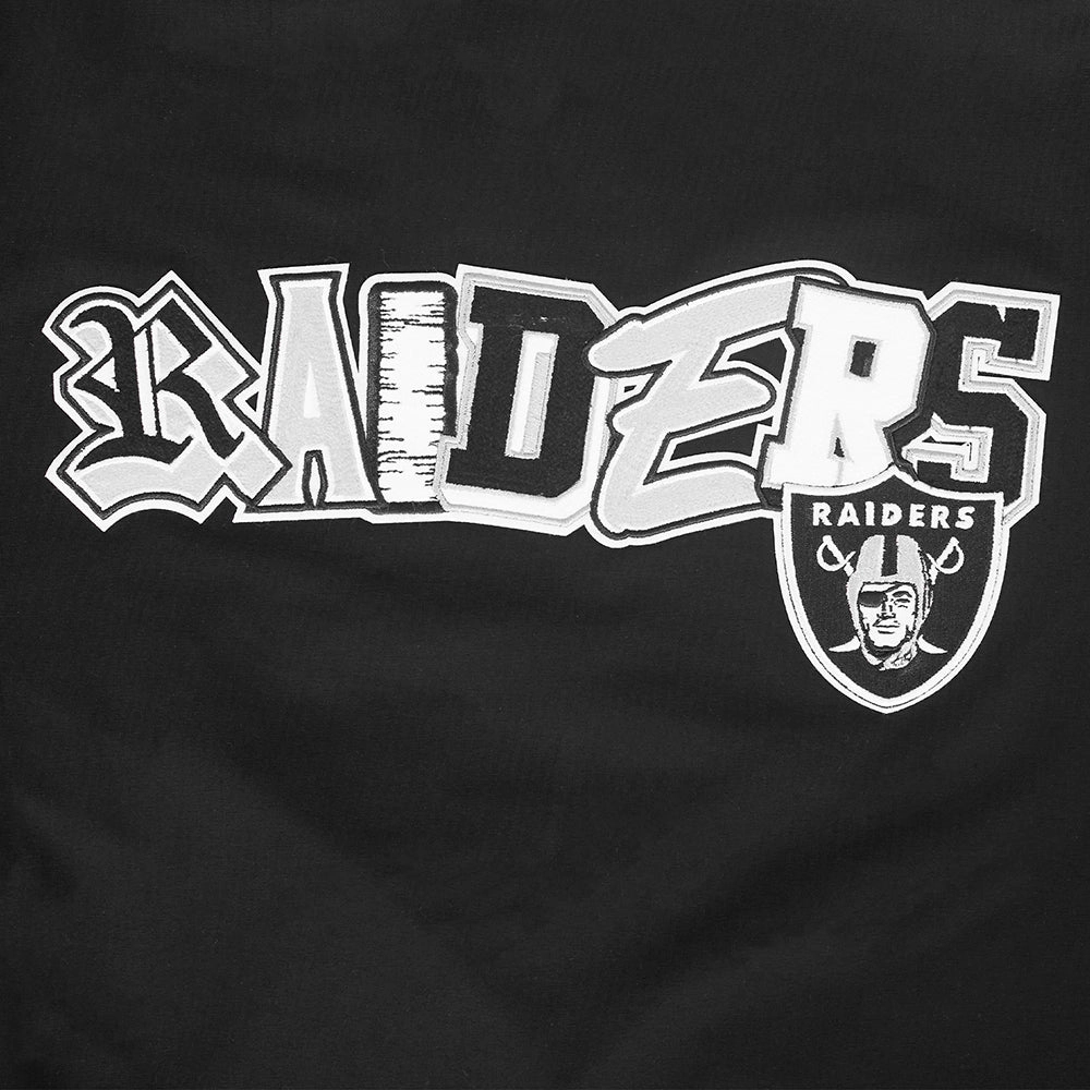 NFL LAS VEGAS RAIDERS CITY RANSOM MEN'S SINGLE JERSEY TEE (BLACK)