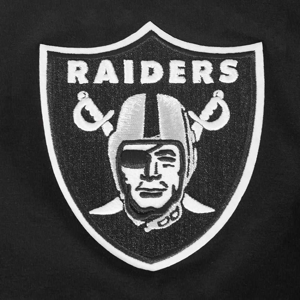 NFL LAS VEGAS RAIDERS CITY RANSOM MEN'S SINGLE JERSEY TEE (BLACK)