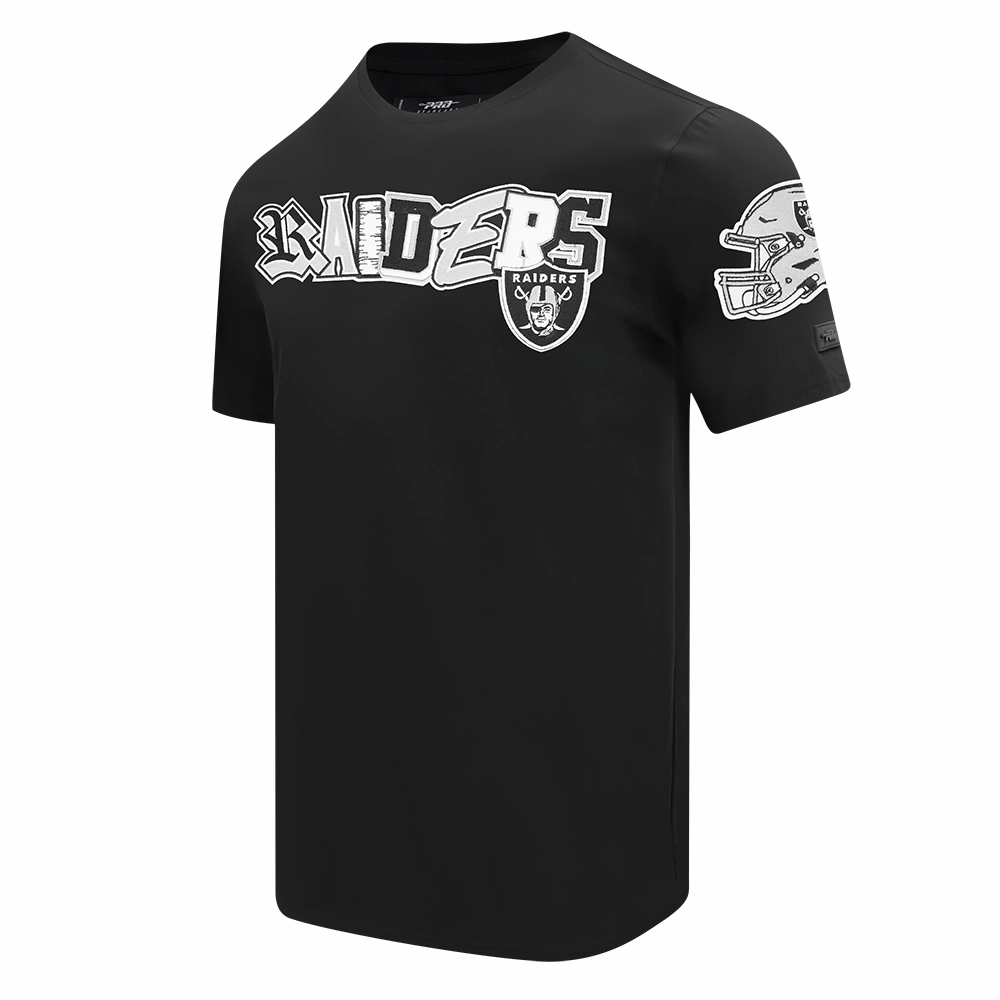 NFL LAS VEGAS RAIDERS CITY RANSOM MEN'S SINGLE JERSEY TEE (BLACK)