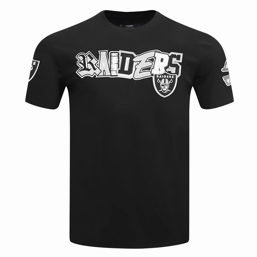 NFL LAS VEGAS RAIDERS CITY RANSOM MEN'S SINGLE JERSEY TEE (BLACK)