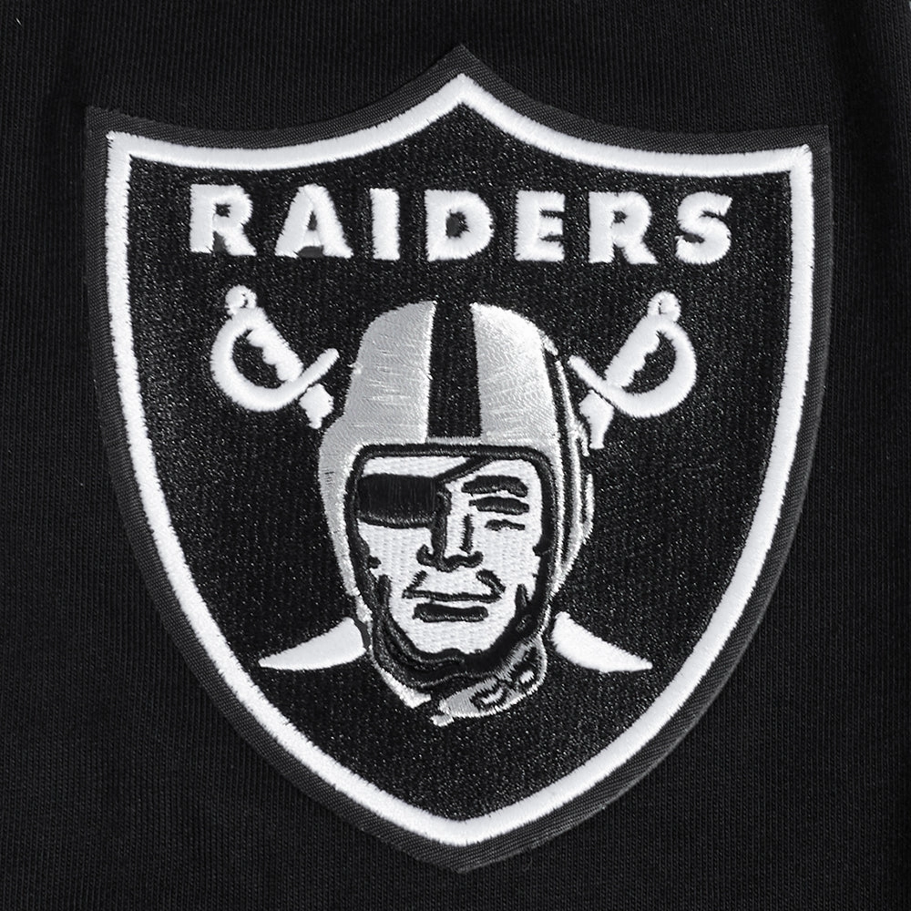 NFL LAS VEGAS RAIDERS CITY TOUR COTTON JERSEY MEN'S DROP SHOULDER TEE (BLACK)