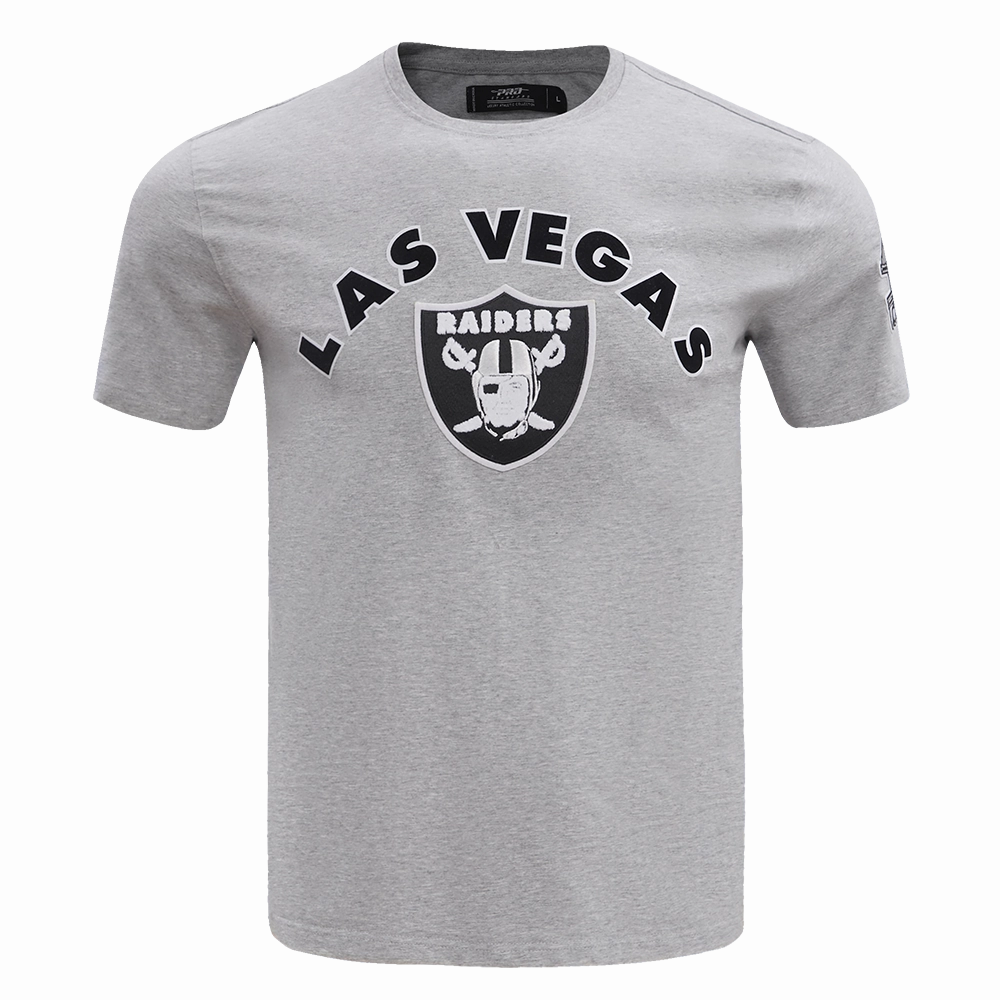 NFL LAS VEGAS RAIDERS CLASSIC BRISTLE   TEE (HEATHER GREY)