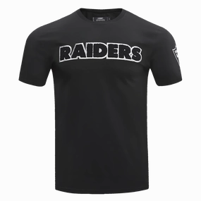 NFL LAS VEGAS RAIDERS CLASSIC CHENILLE   TEE (BLACK)
