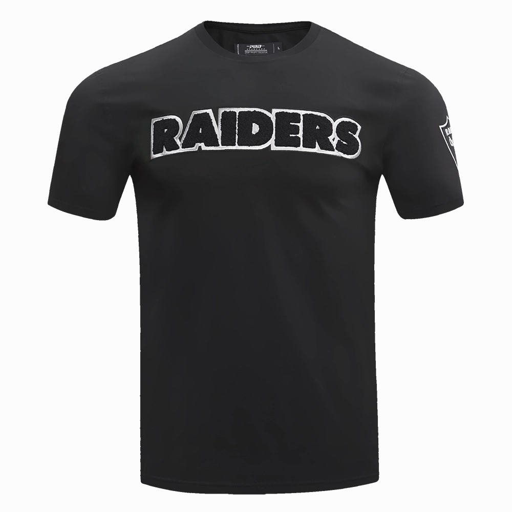 NFL LAS VEGAS RAIDERS CLASSIC CHENILLE   TEE (BLACK)