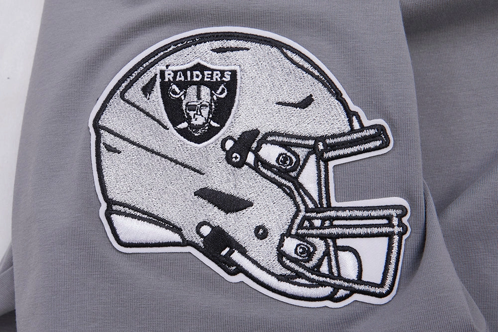 NFL LAS VEGAS RAIDERS CLASSIC CHENILLE   TEE (GRAY)