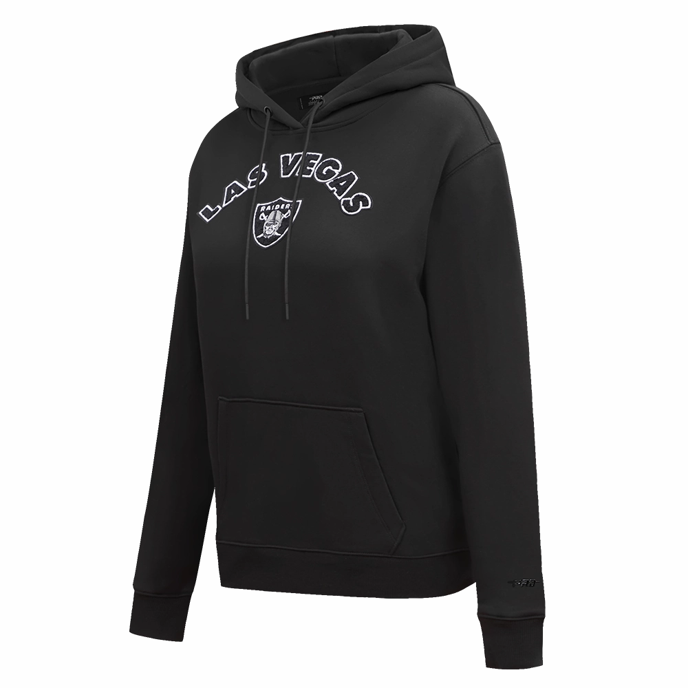NFL LAS VEGAS RAIDERS CLASSIC WOMEN'S PULLOVER HOODIE (BLACK)