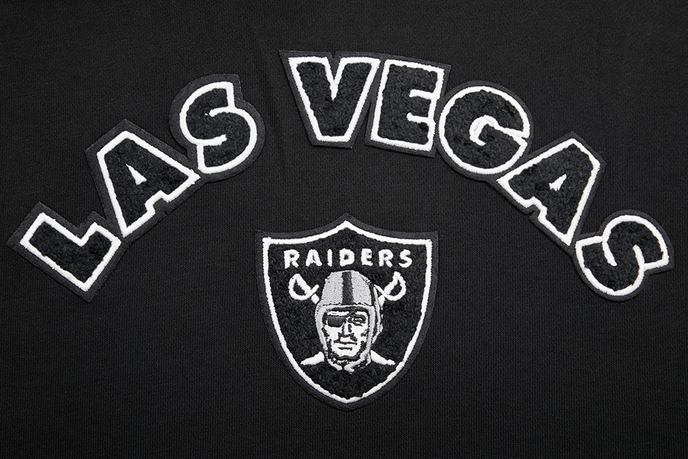 NFL LAS VEGAS RAIDERS CLASSIC WOMEN'S PULLOVER HOODIE (BLACK)