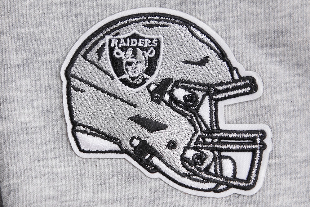 NFL LAS VEGAS RAIDERS CLASSIC WOMEN'S PULLOVER HOODIE (HEATHER GREY)